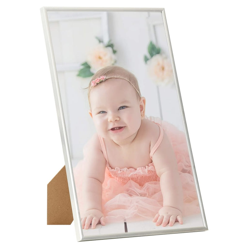 Afbeelding laden in galerijviewer, Vidaxl fotolijsten 3 st voor tafel 10x15 cm mdf zilverkleurig
