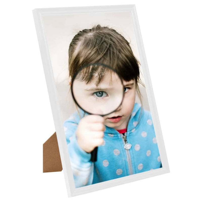 Afbeelding laden in galerijviewer, Vidaxl fotolijsten 3 st voor tafel 21x29,7cm mdf wit
