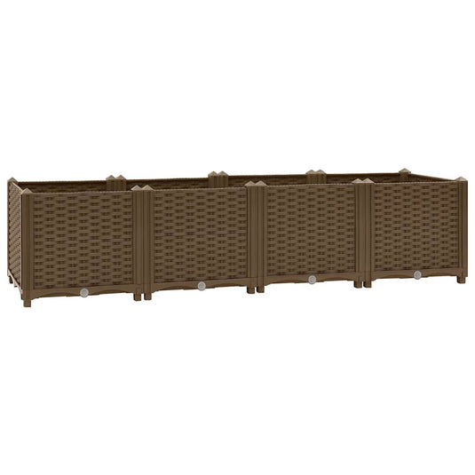 Vidaxl verhoogd bed 160x40x38 cm polypropyleen