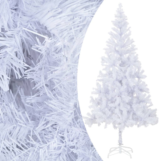 Vidaxl kunstkerstboom met verlichting en kerstballen 910 takken 210 cm