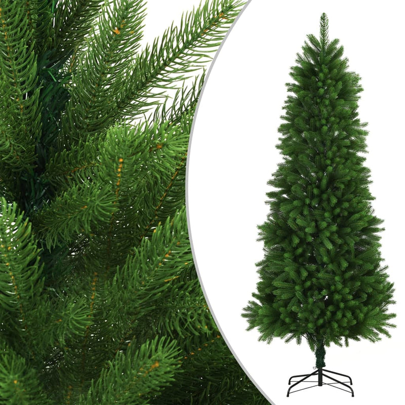 Afbeelding laden in galerijviewer, Vidaxl kunstkerstboom met verlichting en kerstballen 240 cm groen
