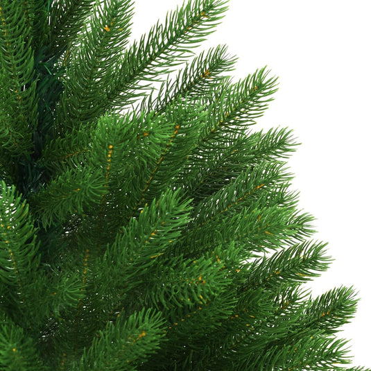 Vidaxl kunstkerstboom met verlichting en kerstballen 240 cm groen