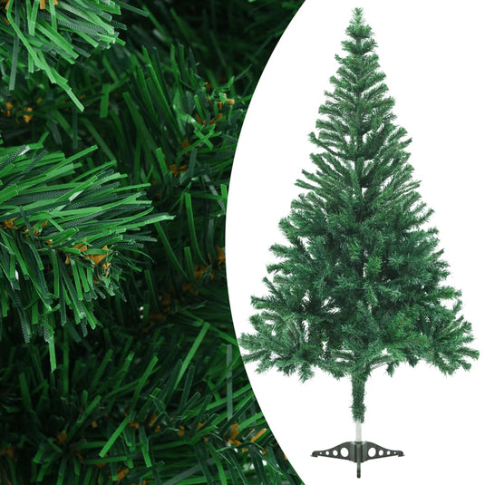 Vidaxl kunstkerstboom met verlichting en kerstballen 546 takken 180 cm