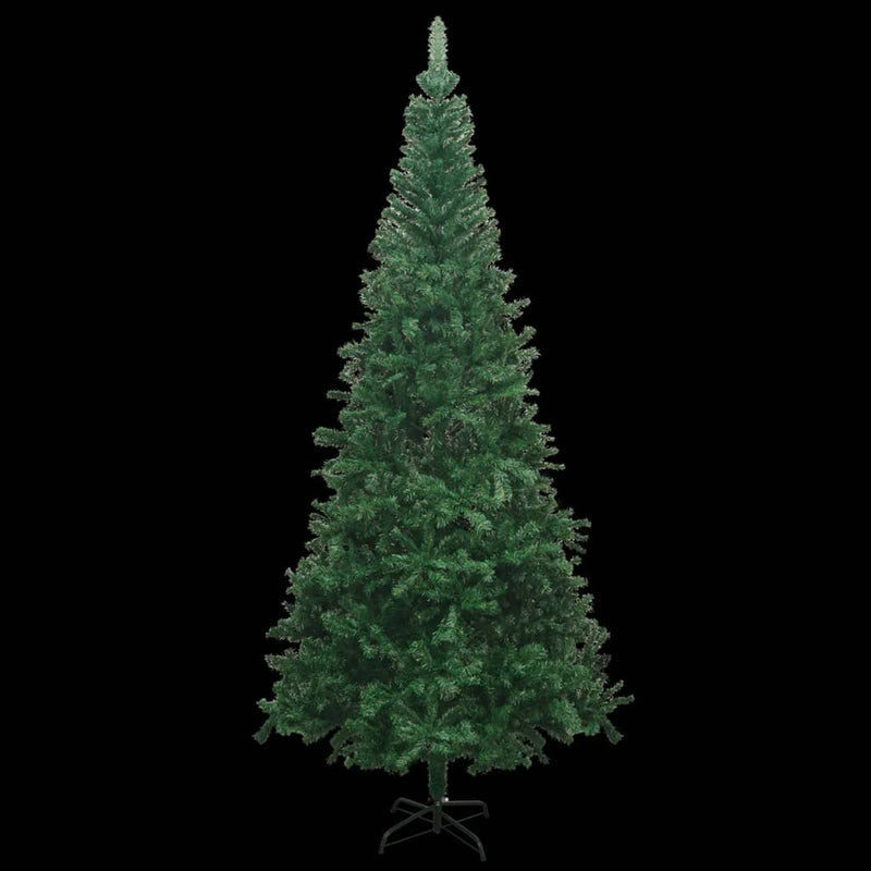 Afbeelding laden in galerijviewer, VidaXL Kunstkerstboom met verlichting en kerstballen L 240 cm groen
