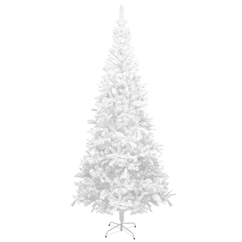 Afbeelding laden in galerijviewer, VidaXL Kunstkerstboom met verlichting en kerstballen L 240 cm wit

