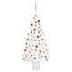 VidaXL Kunstkerstboom met verlichting en kerstballen 90 cm wit
