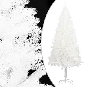 Vidaxl kunstkerstboom met verlichting en kerstballen 240 cm wit