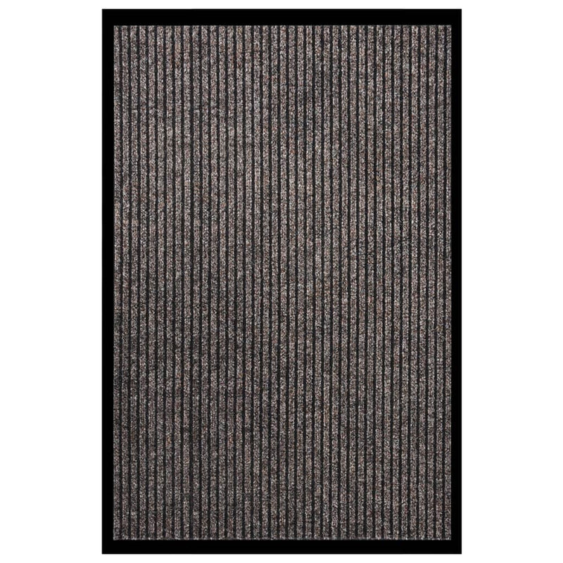 Afbeelding laden in galerijviewer, Vidaxl deurmat 80x120 cm gestreept beige
