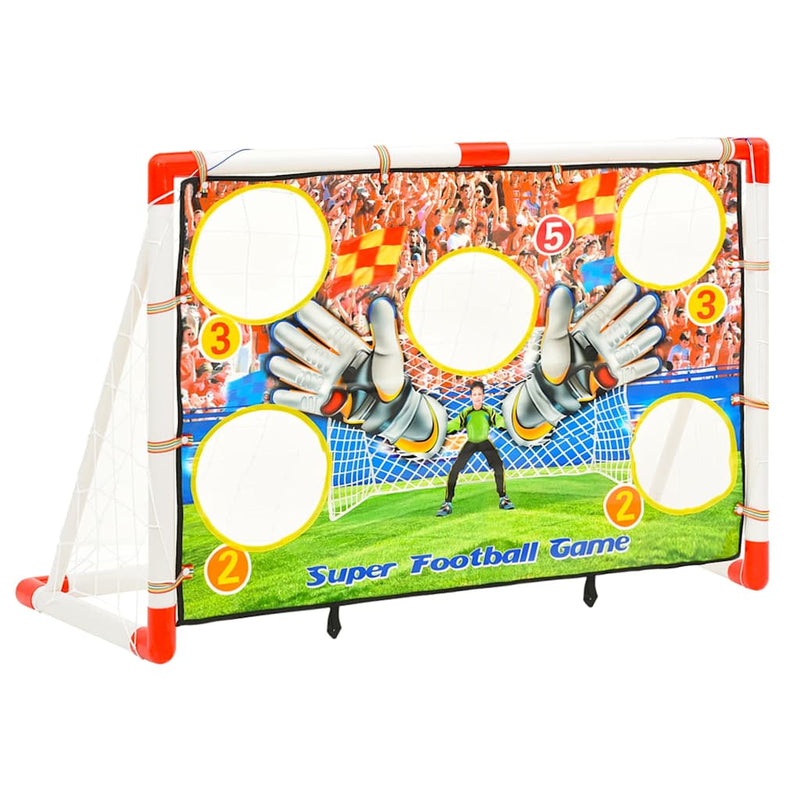 Afbeelding laden in galerijviewer, Vidaxl voetbaldoelenset met doelmuur 120x51x77,5 cm
