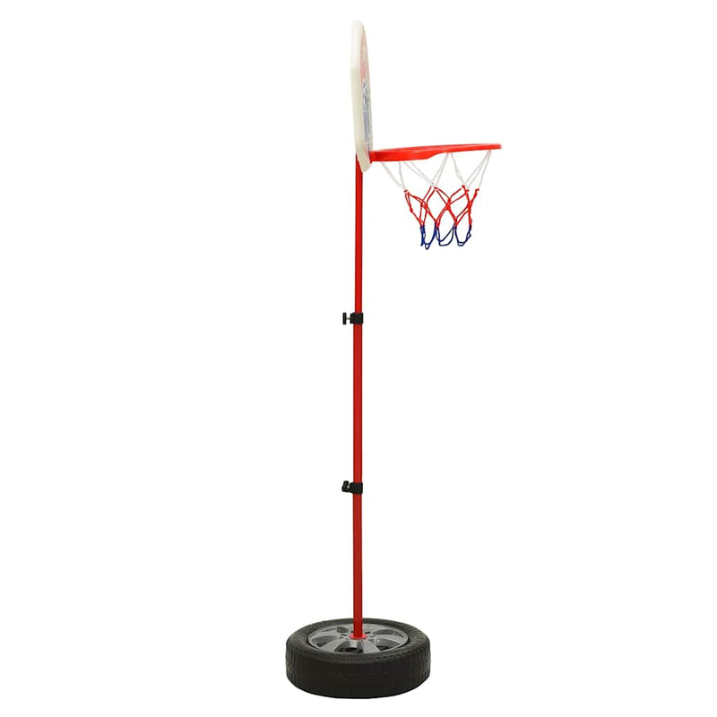 Afbeelding laden in galerijviewer, Vidaxl kinderbasketbalset verstelbaar 120 cm
