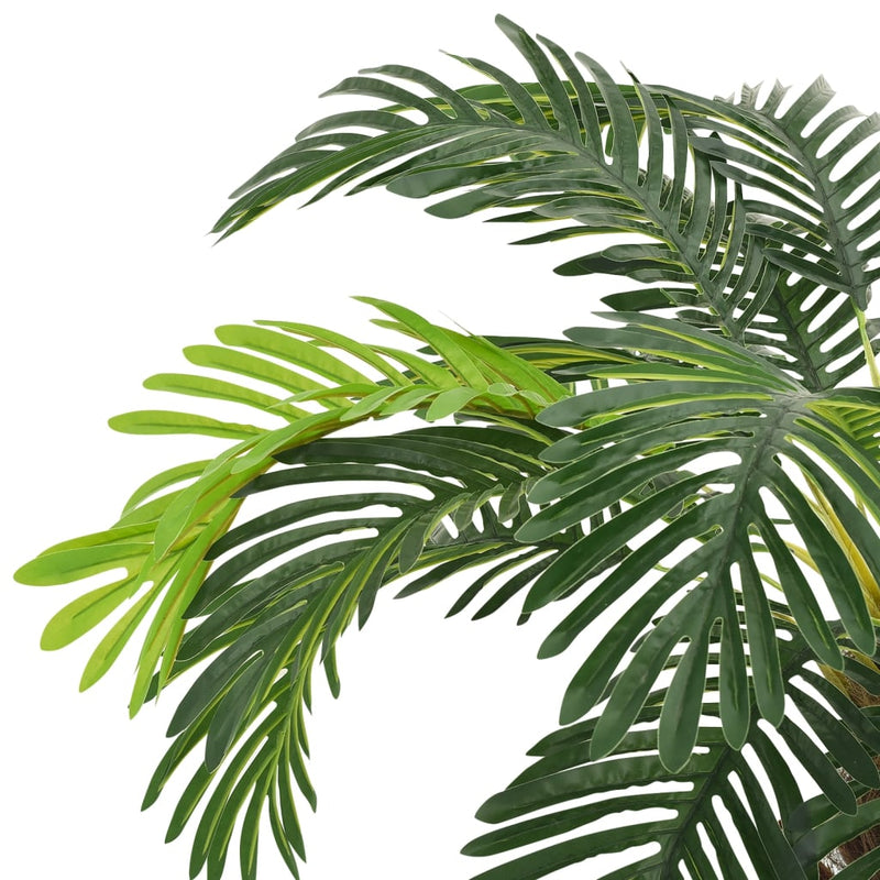Afbeelding laden in galerijviewer, Vidaxl kunstplant met pot cycaspalm 90 cm groen
