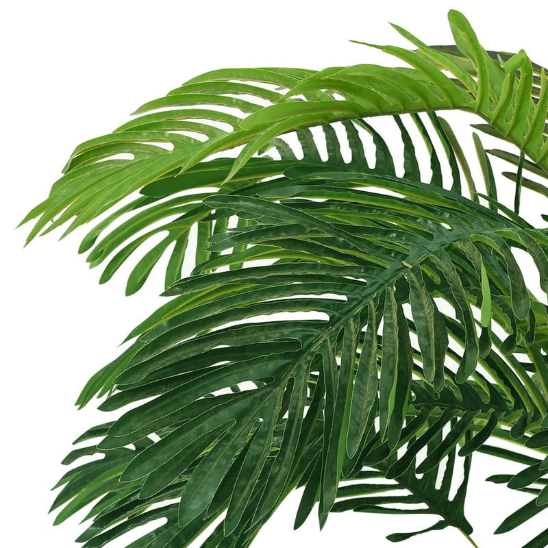 Afbeelding laden in galerijviewer, Vidaxl kunstplant met pot cycaspalm 140 cm groen
