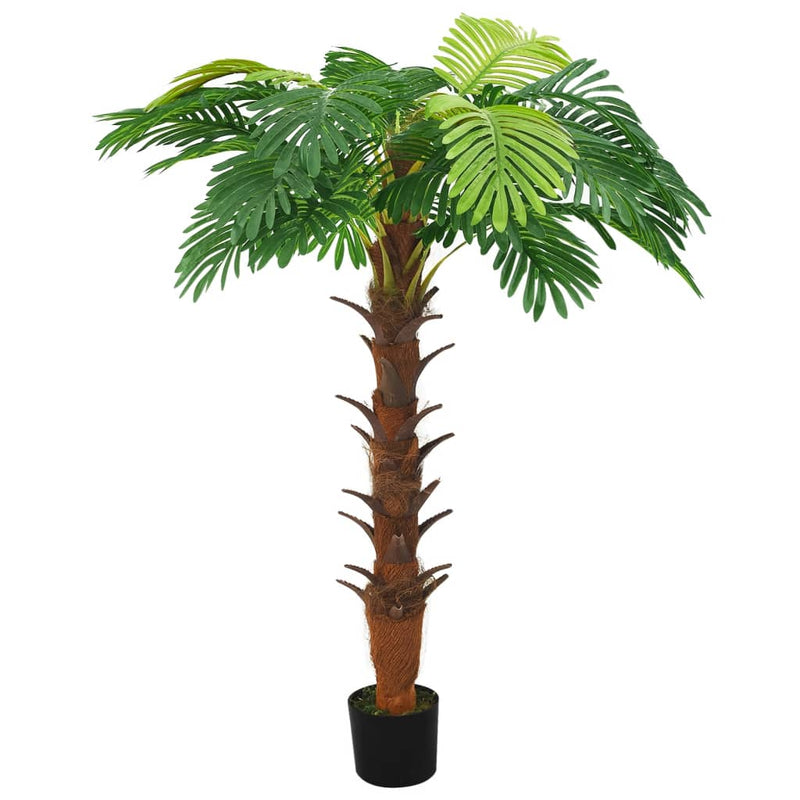 Afbeelding laden in galerijviewer, Vidaxl kunstplant met pot cycaspalm 160 cm groen
