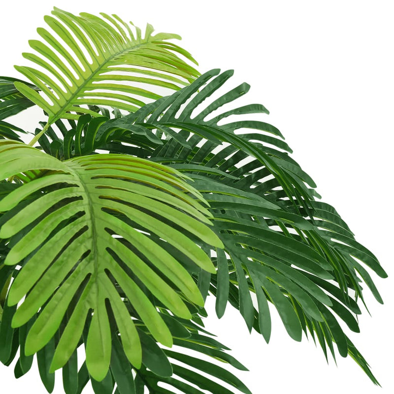 Afbeelding laden in galerijviewer, Vidaxl kunstplant met pot cycaspalm 160 cm groen
