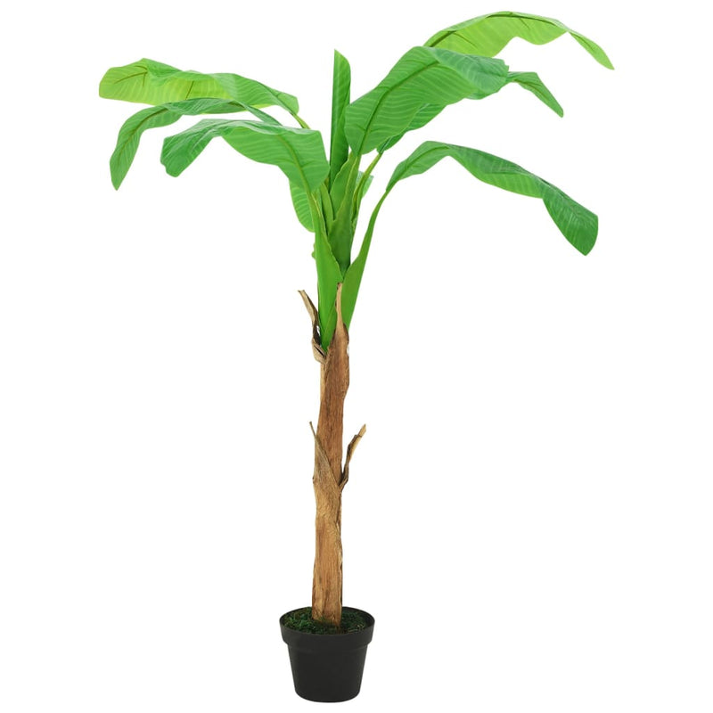 Afbeelding laden in galerijviewer, Vidaxl kunstboom met pot banaan 180 cm groen
