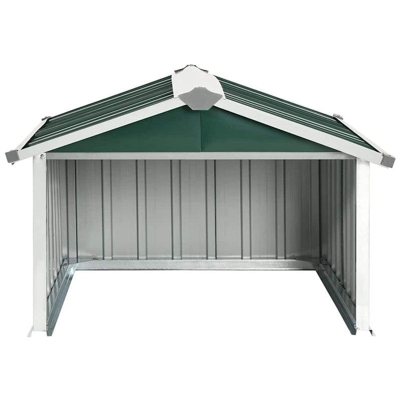 Afbeelding laden in galerijviewer, Vidaxl overkapping voor robotmaaier 92x97x63 cm staal groen
