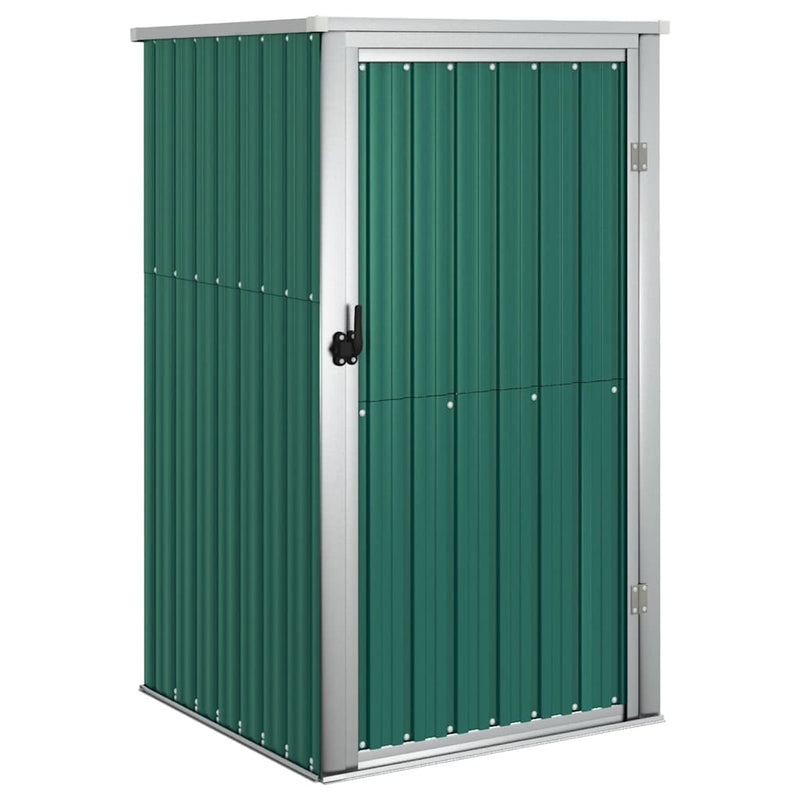 Afbeelding laden in galerijviewer, Vidaxl tuinschuur 88x89x161 cm gegalvaniseerd staal groen
