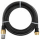 Vidaxl zuigslang met messing koppelingen 1,1'' 4 m pvc zwart