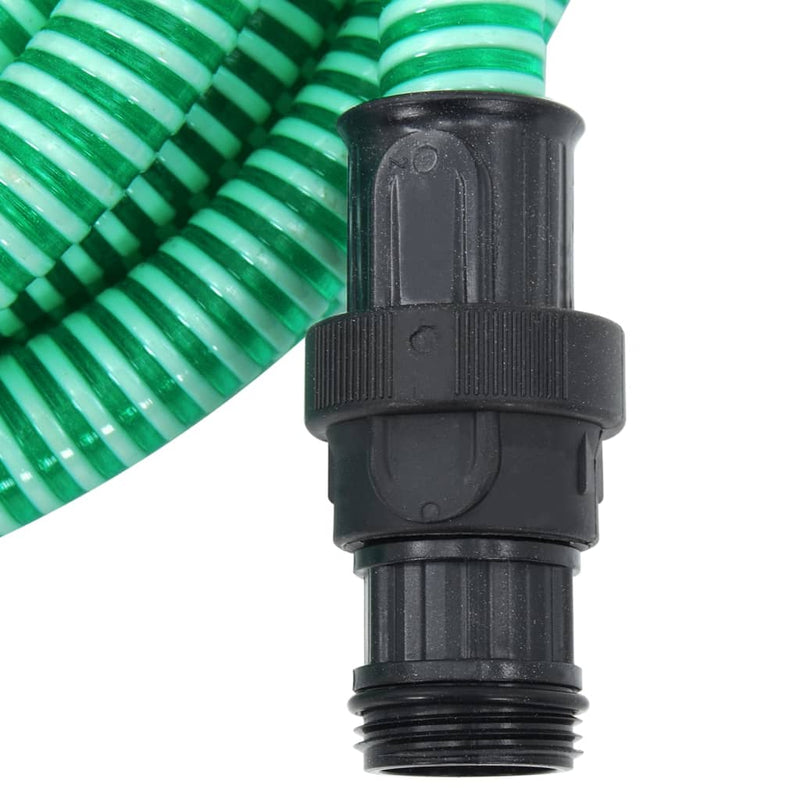 Afbeelding laden in galerijviewer, Vidaxl zuigslang met pvc koppelingen 1,1'' 10 m pvc groen
