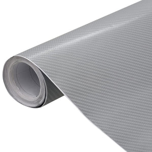 Vidaxl 2 st autofolie 4d 100x150 cm zilverkleurig