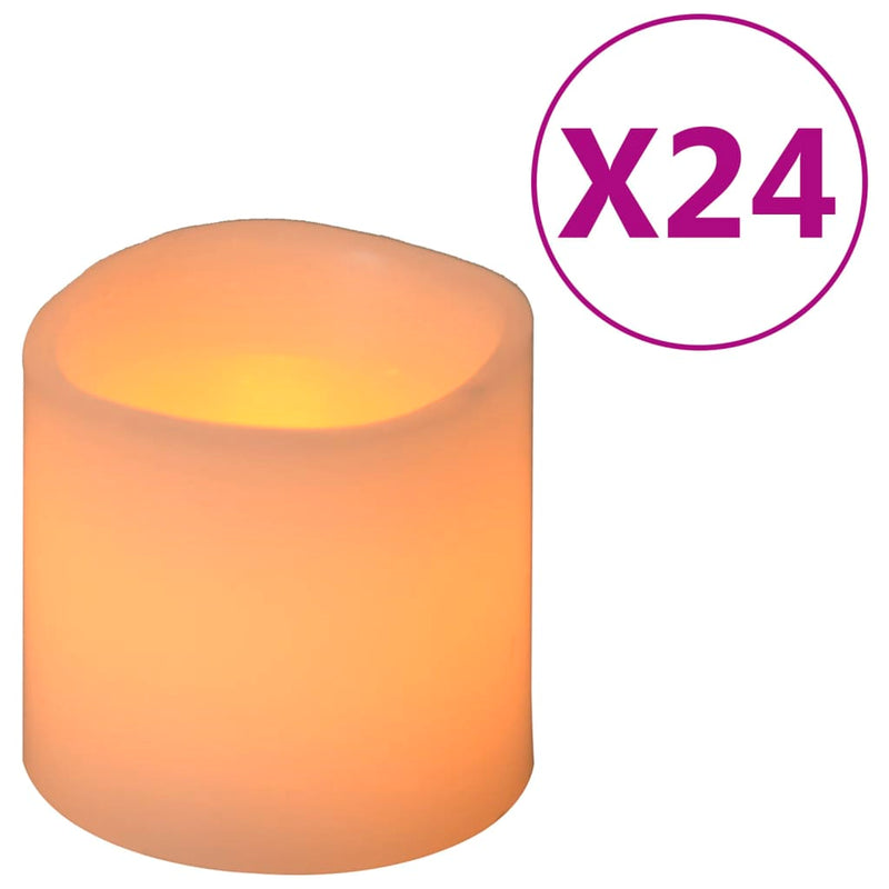 Afbeelding laden in galerijviewer, Vidaxl kaarsen 24 st led warmwit
