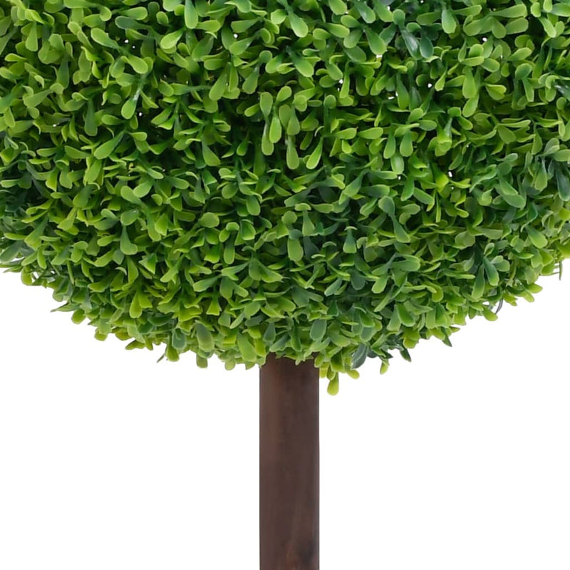 Afbeelding laden in galerijviewer, Vidaxl kunstplant met pot buxus bolvorming 50 cm groen
