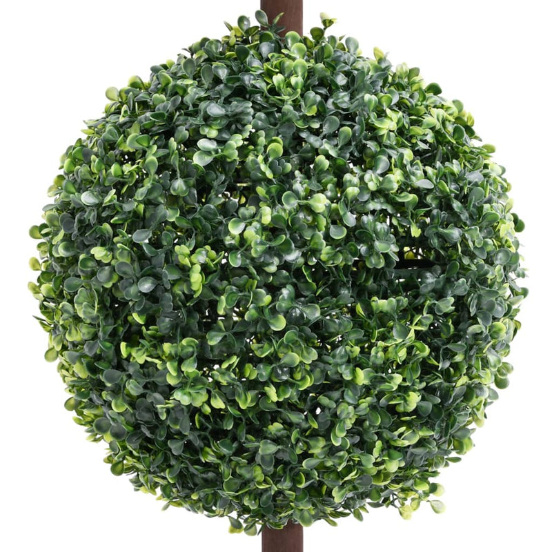 Afbeelding laden in galerijviewer, Vidaxl kunstplant met pot buxus bolvorming 118 cm groen
