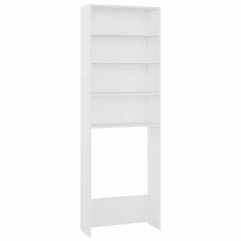 Afbeelding laden in galerijviewer, Vidaxl wasmachinekast 64x24x190 cm wit
