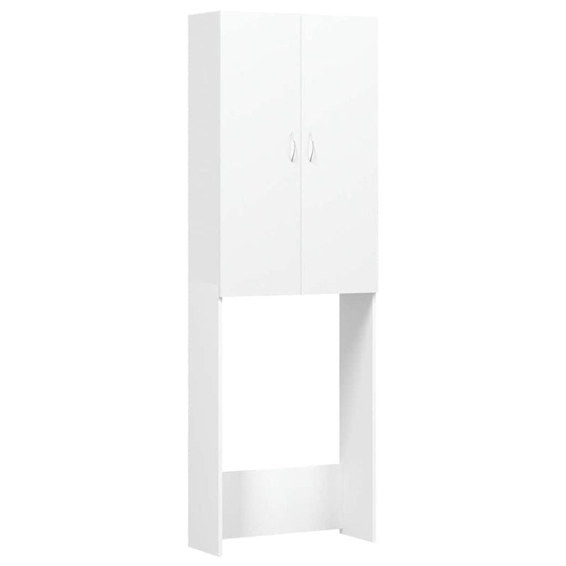 Afbeelding laden in galerijviewer, Vidaxl wasmachinekast 64x25,5x190 cm wit
