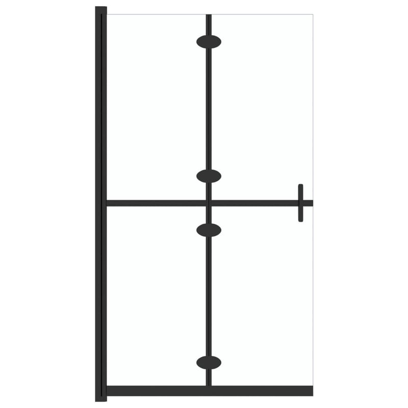 Afbeelding laden in galerijviewer, Vidaxl inloopdouchewand inklapbaar 70x190 cm esg-glas transparant
