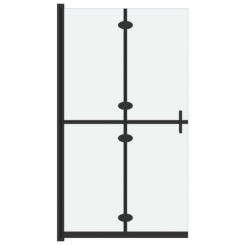 Afbeelding laden in galerijviewer, Vidaxl inloopdouchewand inklapbaar 70x190 cm esg-glas mat
