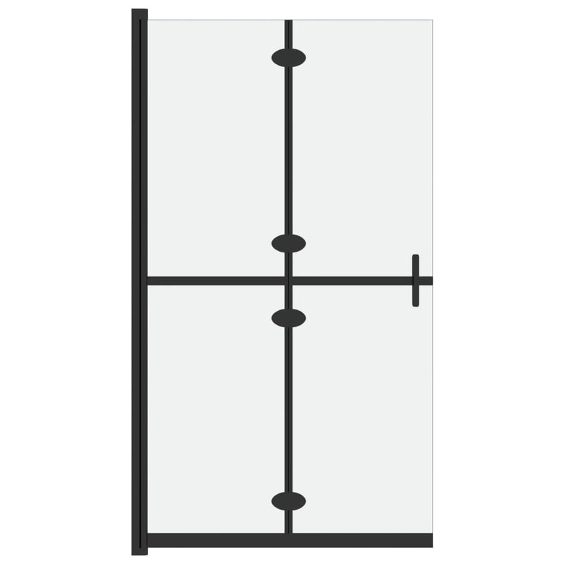 Afbeelding laden in galerijviewer, Vidaxl inloopdouchewand inklapbaar 100x190 cm esg-glas mat
