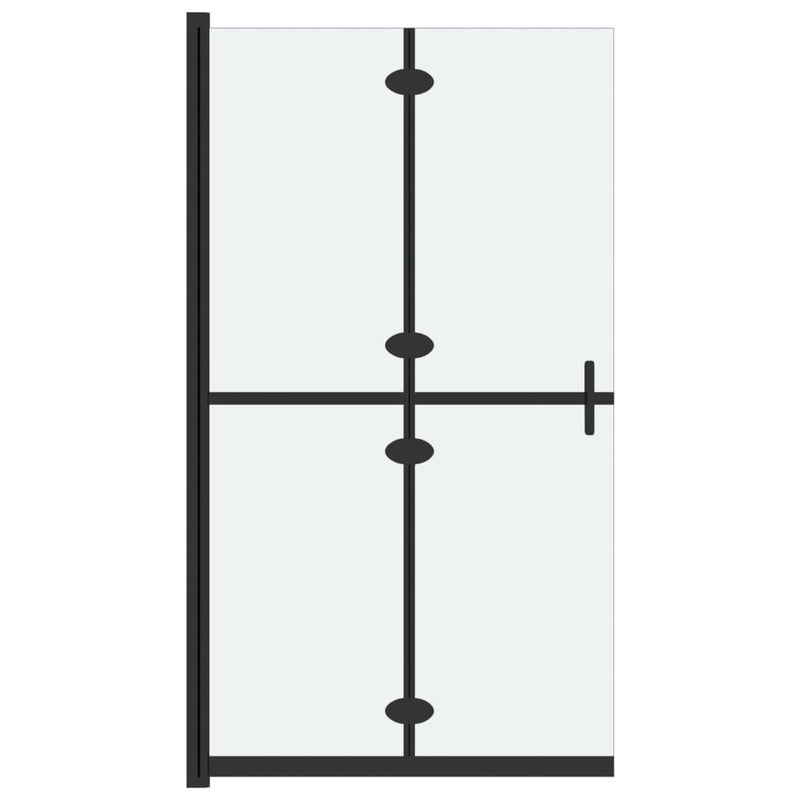 Afbeelding laden in galerijviewer, Vidaxl inloopdouchewand inklapbaar 110x190 cm esg-glas mat

