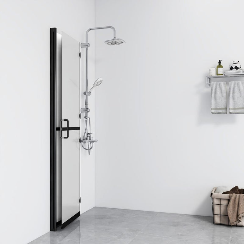 Afbeelding laden in galerijviewer, Vidaxl inloopdouchewand inklapbaar 110x190 cm esg-glas mat
