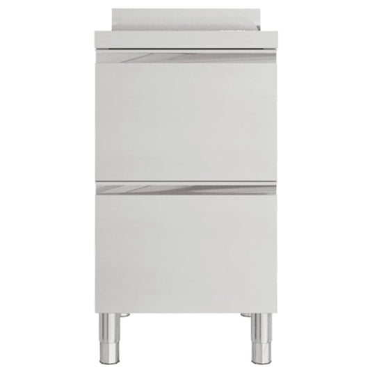 Vidaxl commerciële keukenkast met 2 lades 50x60x96 cm