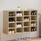 Vidaxl schoenenkast sonoma eiken 103 x 30 x 67 cm bewerkt hout