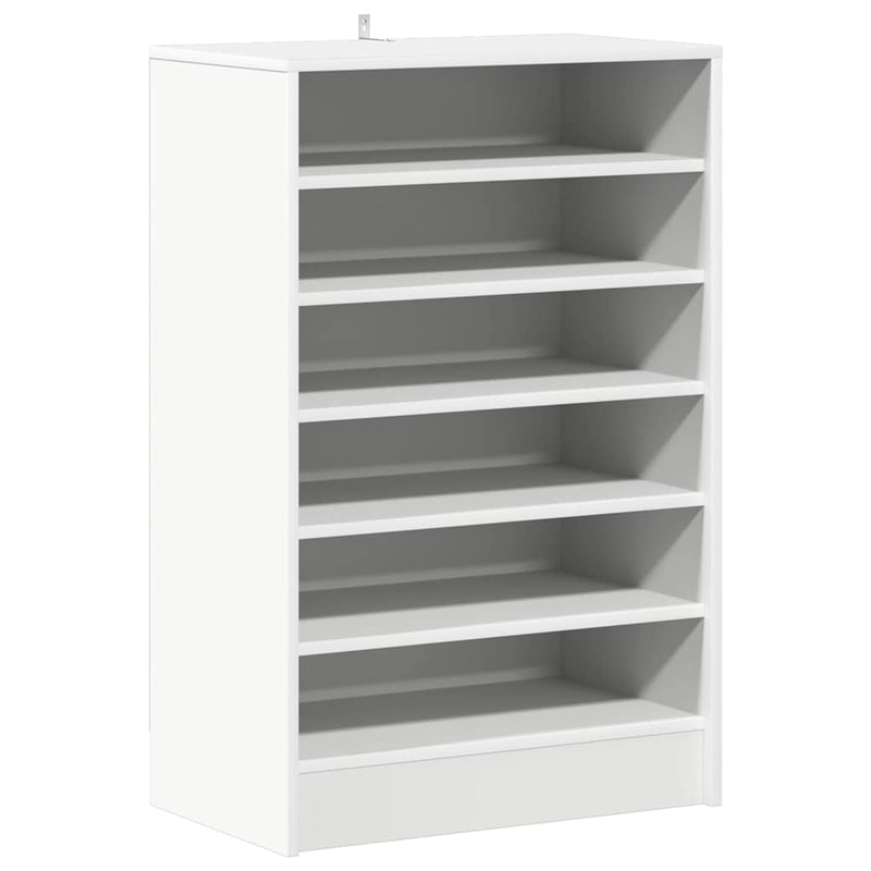 Afbeelding laden in galerijviewer, Vidaxl schoenenkast 60x35x92 cm bewerkt hout wit
