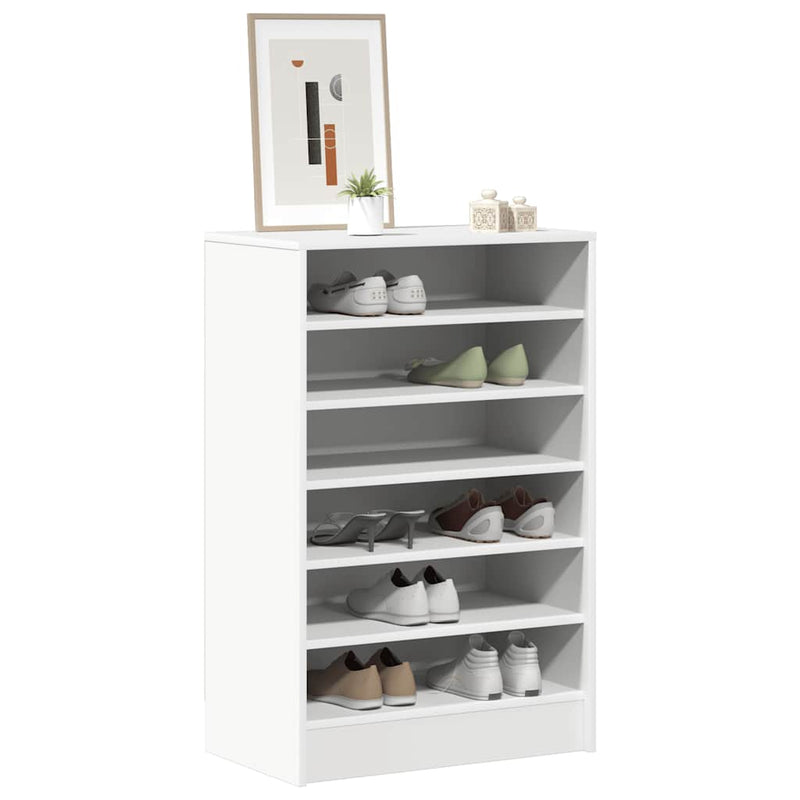 Afbeelding laden in galerijviewer, Vidaxl schoenenkast 60x35x92 cm bewerkt hout wit
