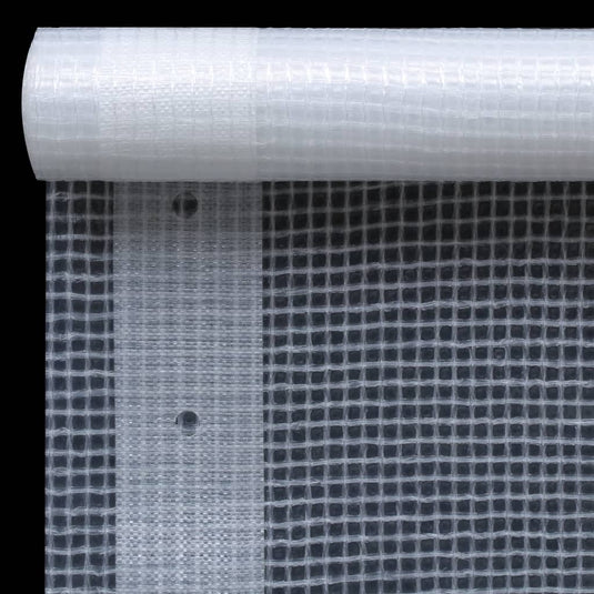 Vidaxl dekzeilen 2 st leno 260 g m² 3x4 m wit