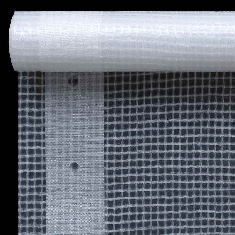 Afbeelding laden in galerijviewer, Vidaxl dekzeilen 2 st leno 260 g m² 4x10 m wit
