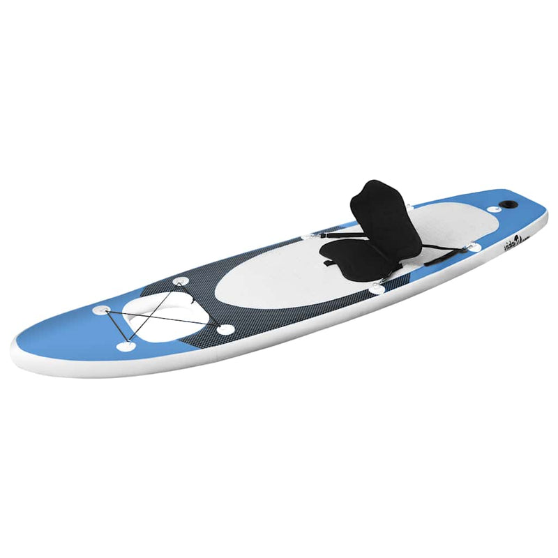 Afbeelding laden in galerijviewer, Vidaxl stand up paddleboardset opblaasbaar 360x81x10 cm zeeblauw
