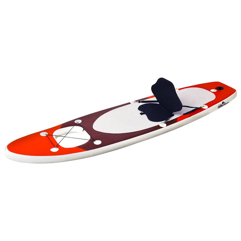 Afbeelding laden in galerijviewer, Vidaxl stand up paddleboardset opblaasbaar 360x81x10 cm rood
