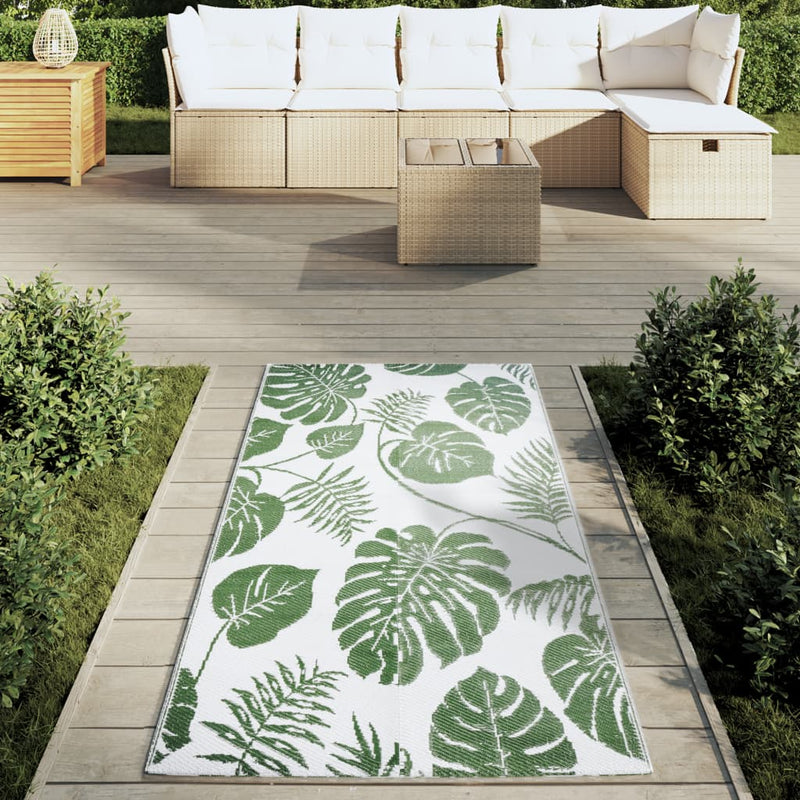 Afbeelding laden in galerijviewer, Vidaxl buitenkleed arakil 80x150 cm polypropeen groen
