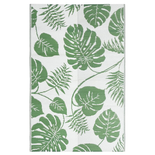 Vidaxl buitenkleed arakil 120x180 cm polypropeen groen