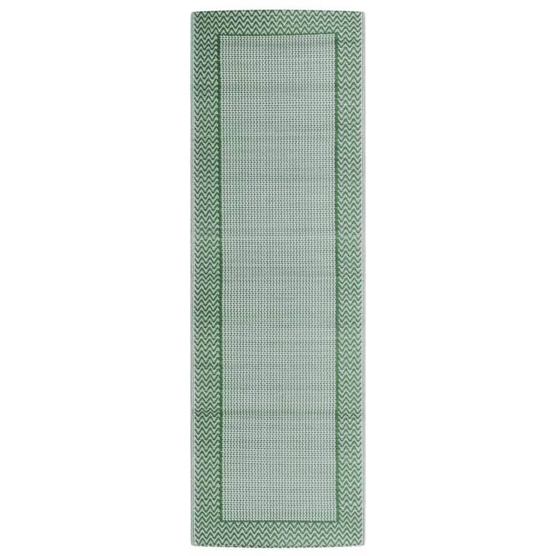 Afbeelding laden in galerijviewer, Vidaxl buitenkleed arakil 80x250 cm polypropeen groen
