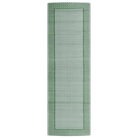 Vidaxl buitenkleed arakil 80x250 cm polypropeen groen