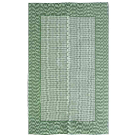 Vidaxl buitenkleed arakil 190x290 cm polypropeen groen