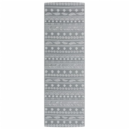 Vidaxl buitenkleed arakil 80x250 cm pp grijs