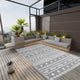 Vidaxl buitenkleed arakil 190x290 cm polypropeen grijs