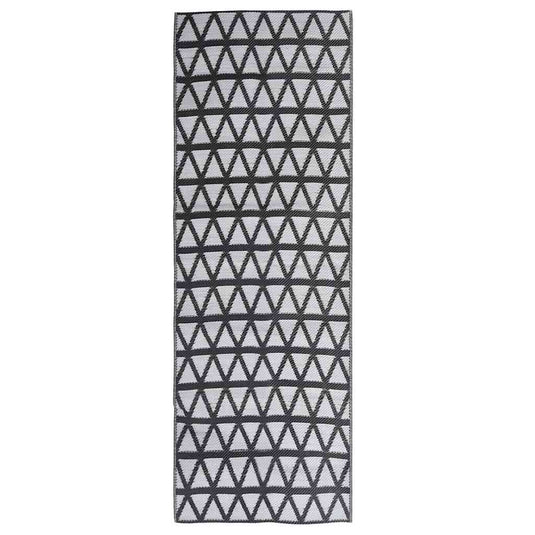 Vidaxl buitenkleed arakil 80x250 cm polypropeen zwart